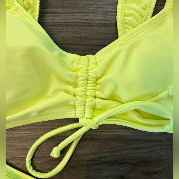 NWT Target bikini! Neon yellow size small top and bottom! - Picture 3 of 11